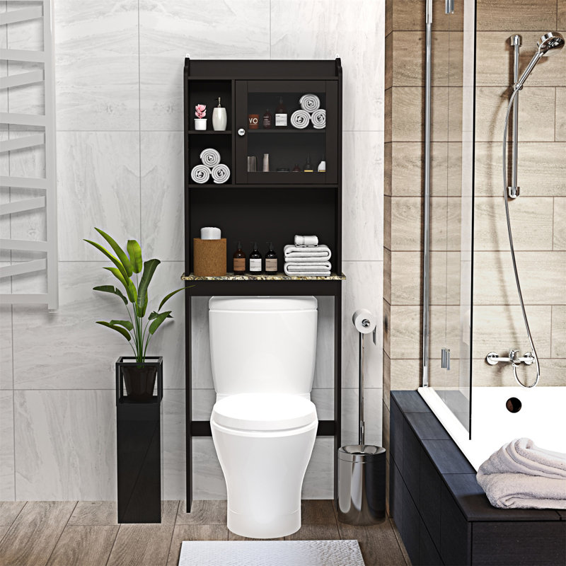 Over The Toilet Space Saver Organization Storage Cabinet
