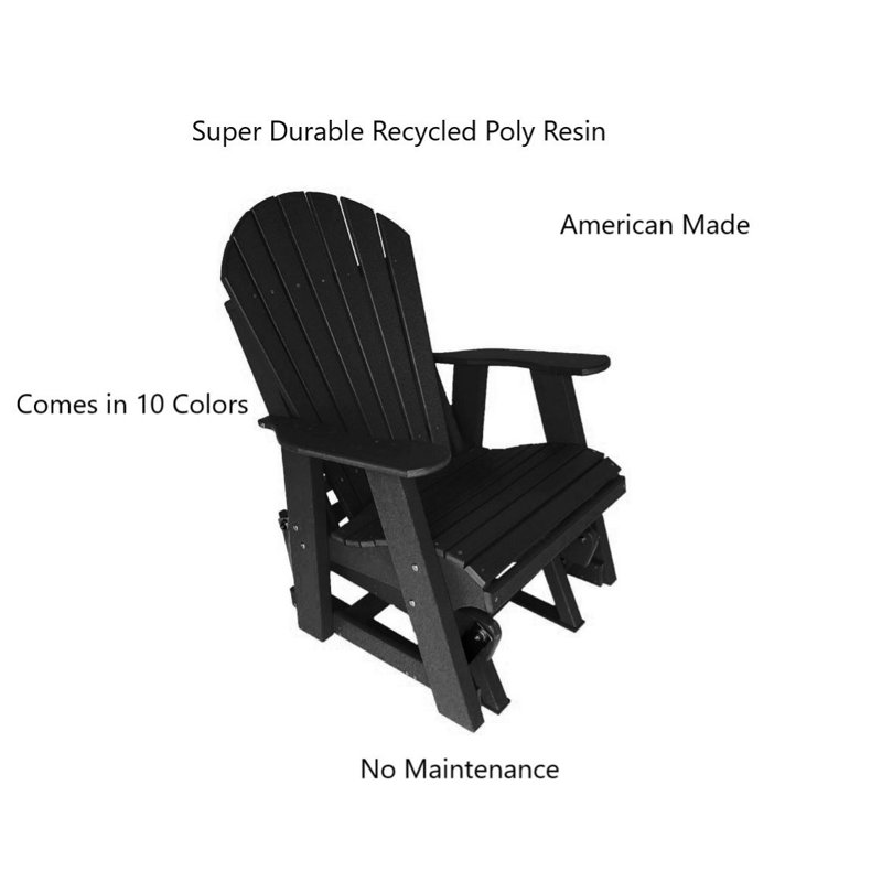 Fauteuil oscillant Phat Tommy Ultimate Campfire, Noir, noir, noir, noir