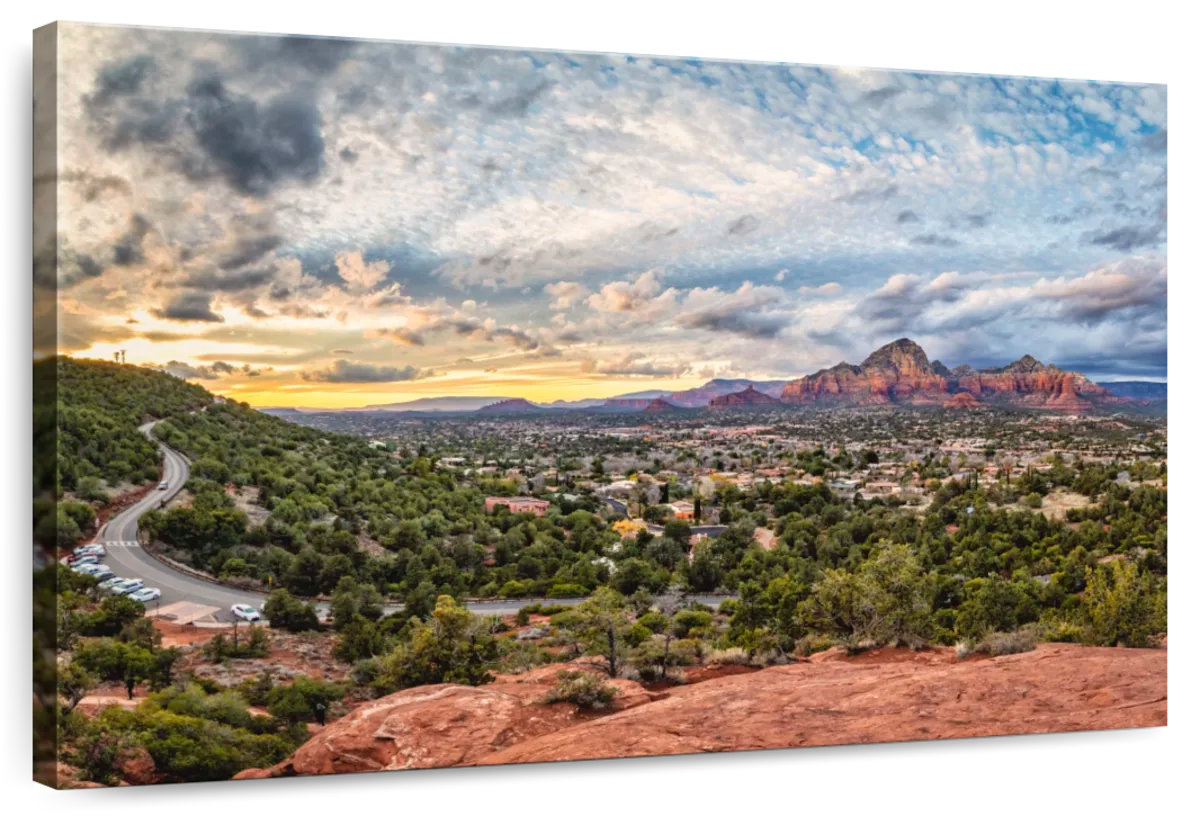 Millwood Pines Alvord Sunset Panorama In Beautiful Sedona I | Wayfair