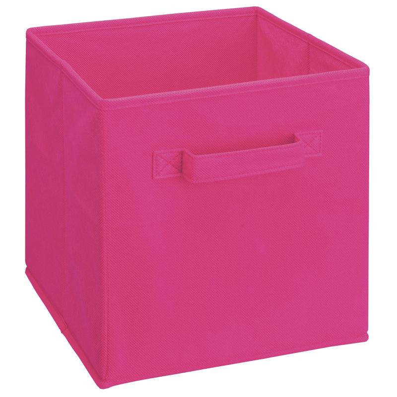 Fabric Decorative Basket, Fuchsia