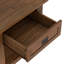 Wyandotte Monroe 22"W Solid Acacia Wood Farmhouse End Table with Drawer and Shelf-718035583-786623095