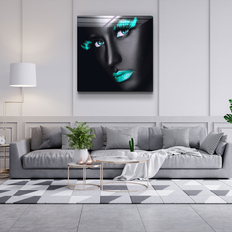 Superbe peinture décorative en verre trempé de 19,7 po x 19,7 po | 100% verre trempé, épaisseur: 0,16 pouce | Impression UV pour des couleurs éclatantes | Parfait pour la décoration intérieure, le salon ou le bureau