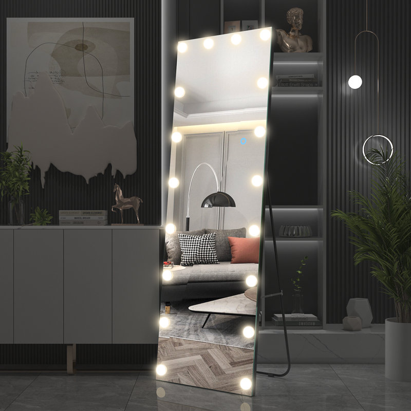 Beccaro Rectangle Mirror, Black