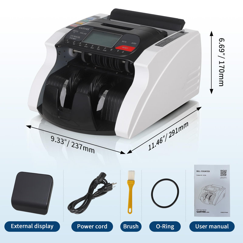 Multi-Currency Bill Counter with Advanced Counterfeit Detection
