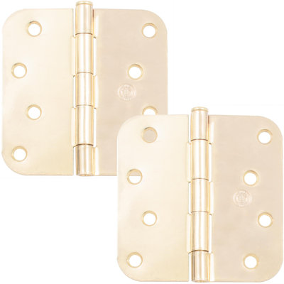 4" Door Hinges, 5/8" Radius Corner