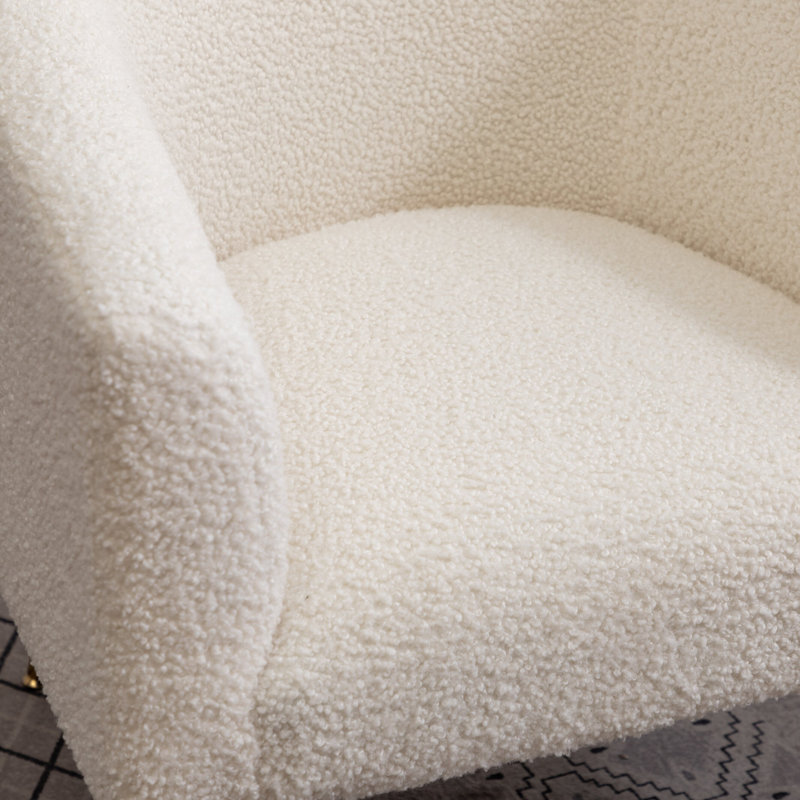 Fauteuil demi-tonneau l 28 po Hisakazu, Or