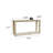 60" Rectangular Solid Wood Veneer Console Table-1448312183