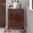 Black Solid wood Shoe Storage