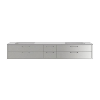 Gemelli 71.75'' W Double Bathroom Vanity Base