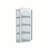 Wall Mounted Corner Cabinet with Featuring Four-tier Storage