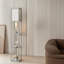 Androniki Modern Floor Lamp For Living Room With 3 Shelves and USB Ports