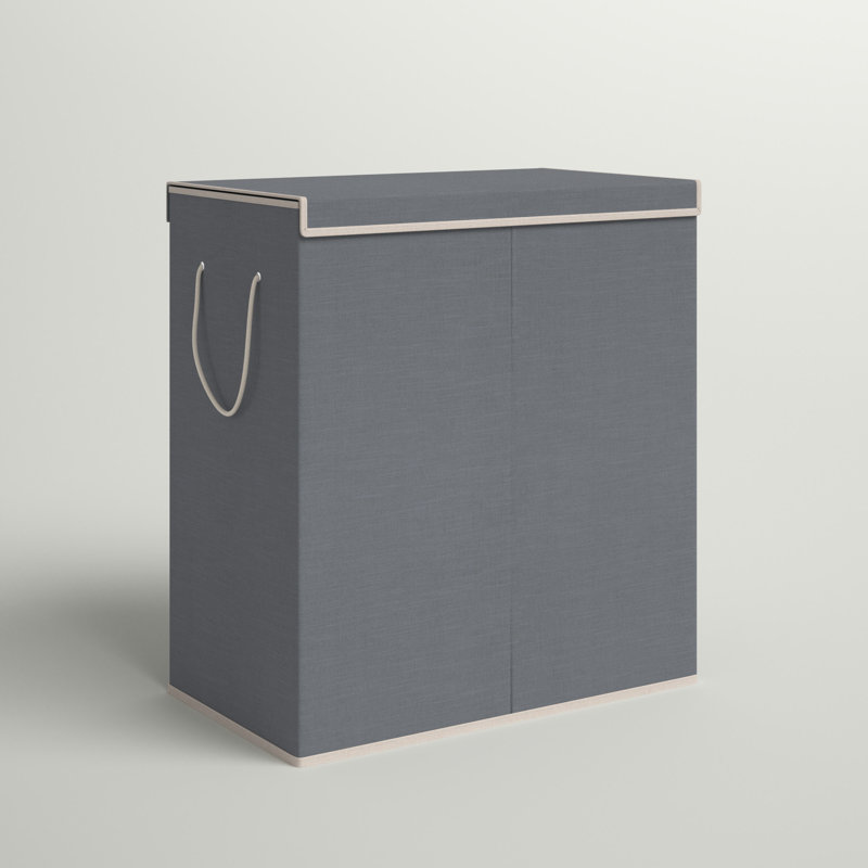 Panier à linge double pliable