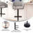 Amberlie Modern Upholstered Adjustable-Height Barstool with Footrest-124991590-124991595