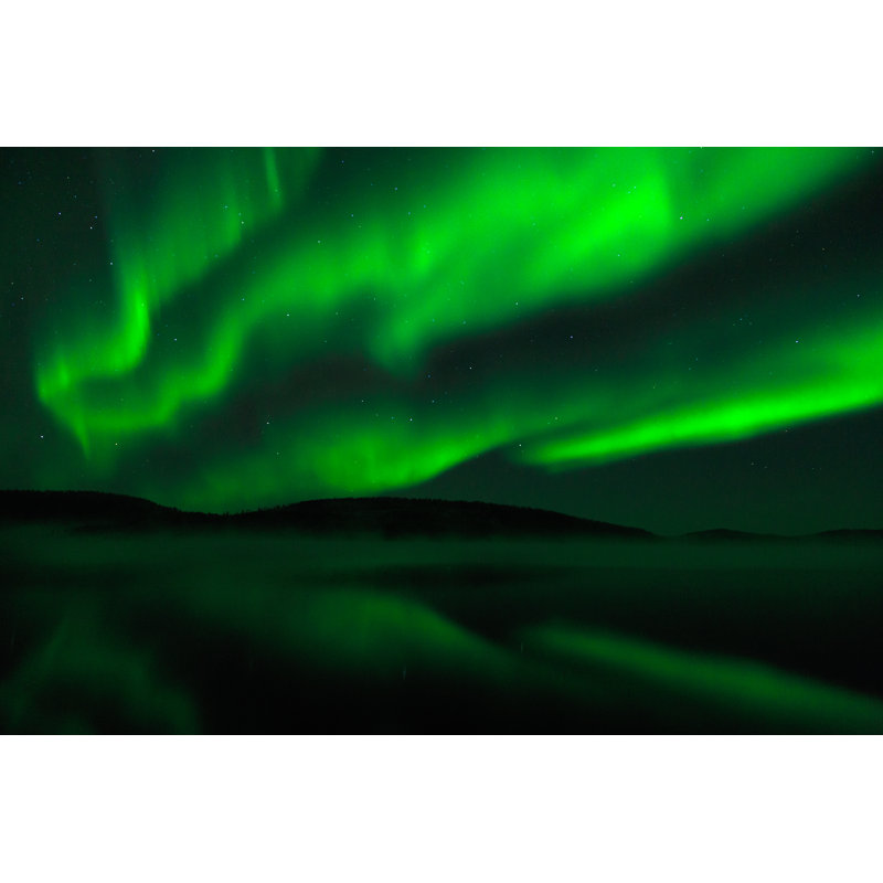 Natoya Aurora Borealis - Northern Lights - Wrapped Canvas Print, 51cm H x 76cm W x 3.8cm D