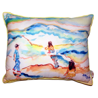 Housse et insert de coussin rectangulaire d'extérieur 