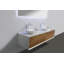 Ensemble de meuble-lavabo double mural 71 po Leffler