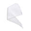 Waffle Twist Hair Towel White