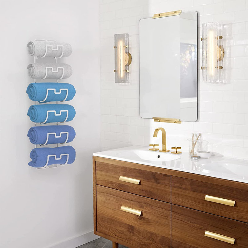Georgeanna 17cm 1 Wall Towel Bar, White