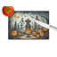 La Llorona Skeleton Spooky Halloween Glass Cutting Board Large