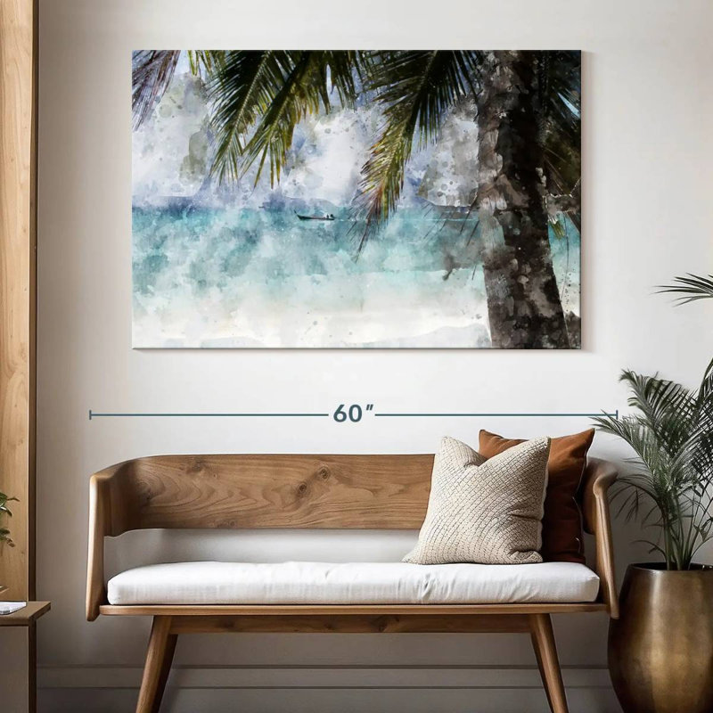 Gillard Palm Tree Abstract, 34" H x 51" W