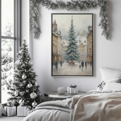 Christmas Eve Glow Canvas Art Print