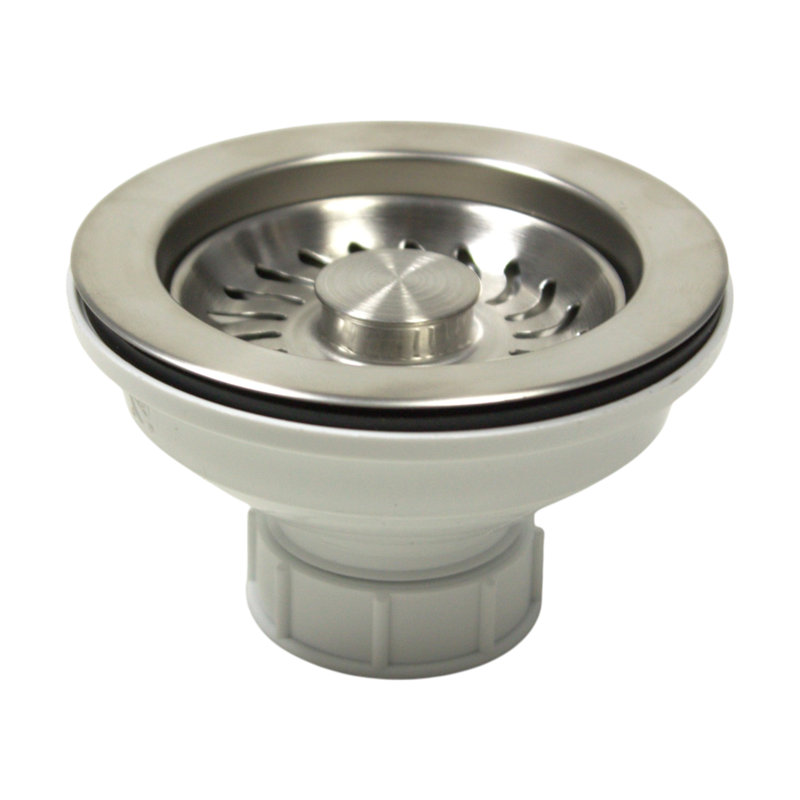 Satin Nickel Stainless Steel Basket Strainer Kitchen Drain