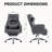 Latitude Run Adjustable Reclining Ergonomic Swiveling PC & Racing Game Chair-300513673