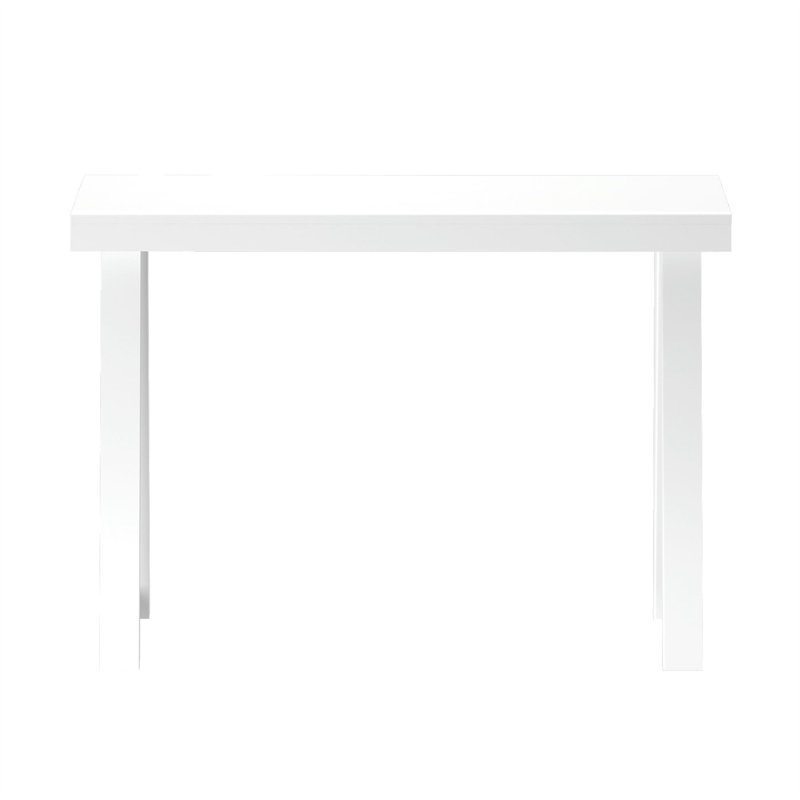 Console Table, Medium Wood, 32.01" H x 46.26" W x 12.01" D