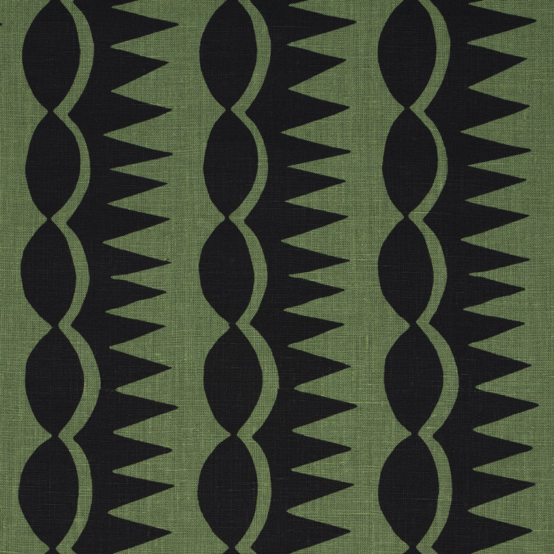 Schumacher x Drusus Tabor Dagger Stripe Fabric