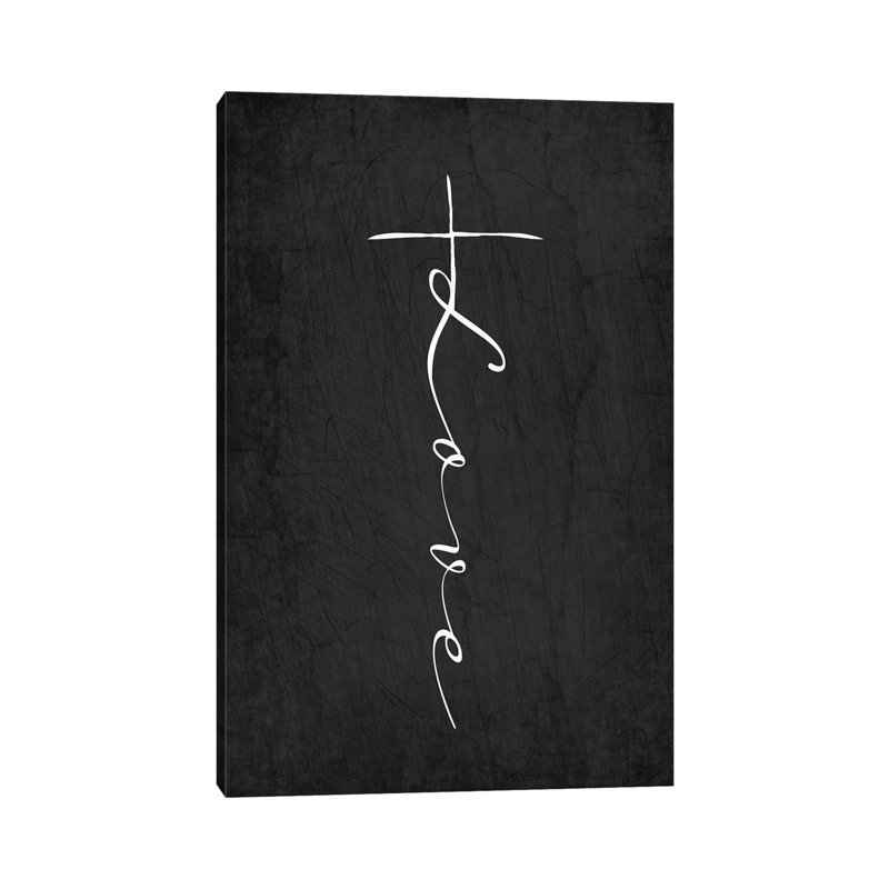 «Love Cross», reproduction sur toile tendue, H 60 po x l 40po x P 1,5 po