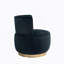 Fauteuils d'appoint pivotants à baril pivotant de 36 degrés, fauteuils ronds avec revêtement pour une utilisation confortable et polyvalente