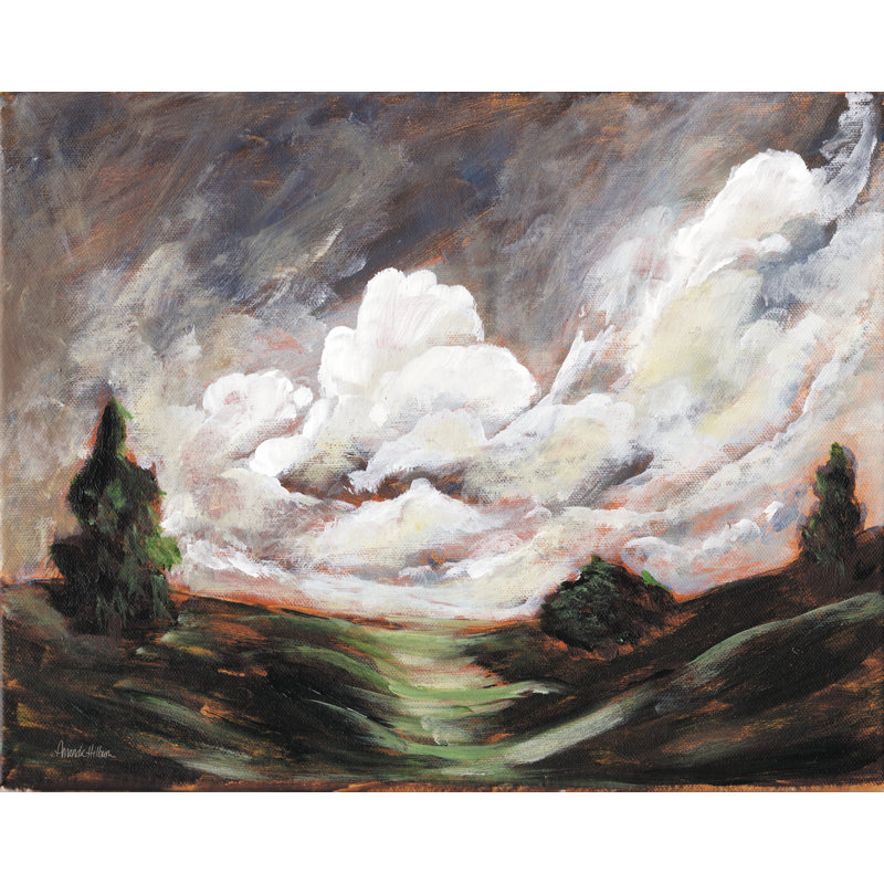 " The Valley ", 12" H x 18" W x 1.25" D