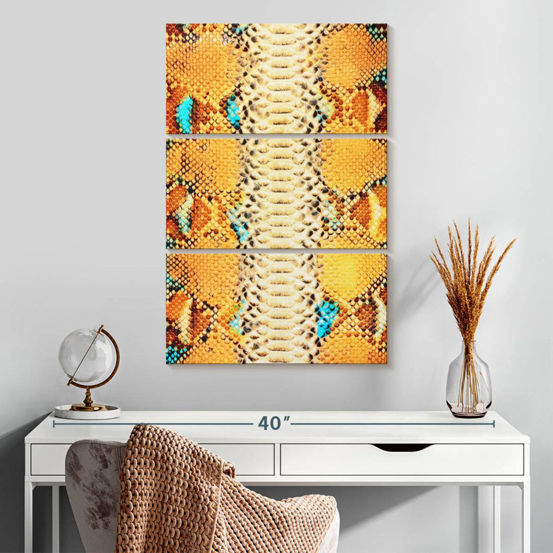 Brampt Python Snake Skin, 32" H x 20" W