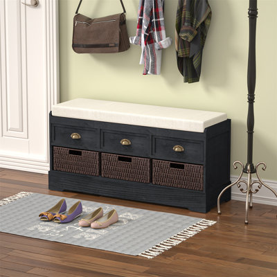Banc de rangement avec tiroirs Maribelle