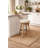 Shivko Swivel Upholstered Linen Counter Stool with Solid Wood Frame-992400805-943492220