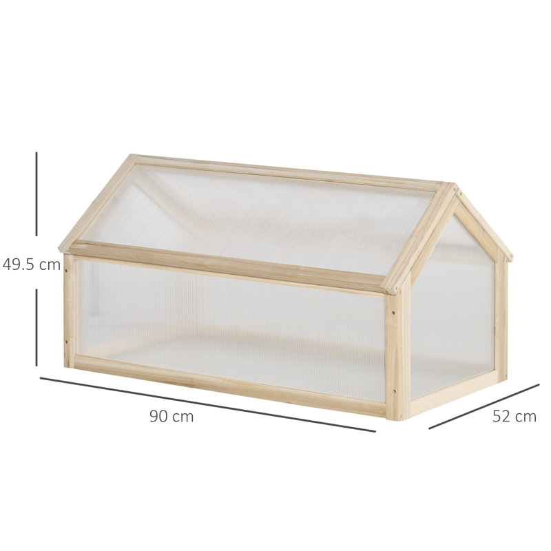 Ahyonna 3 Ft W x 1.6 Ft D Cold Frame