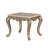 Bellara Traditional End Table champagne-gold finish