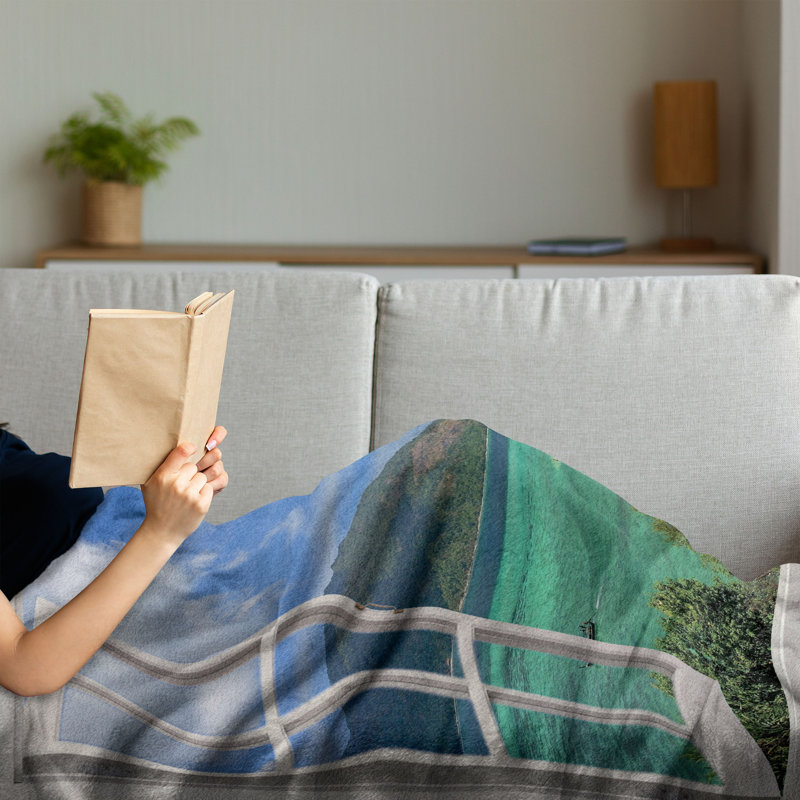 Hand Woven Throw Blanket, 50" x 70"