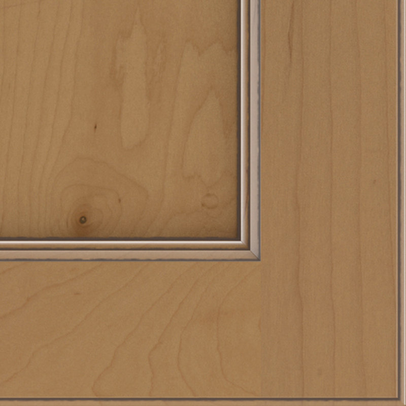 Dwelling Value Claredon Door Sample, Maple, Golden Isle/Stone Glaze