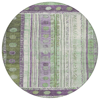 Tapis mauve intérieur / extérieur lavable à la machine