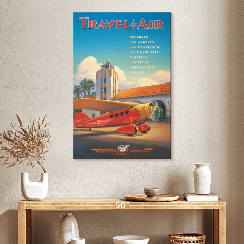 Mehar Western Air Express, 39" H x 26" W
