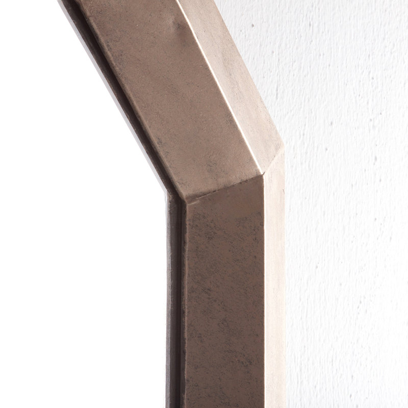 Vanzandt Metal Hexagon Wall Mirror