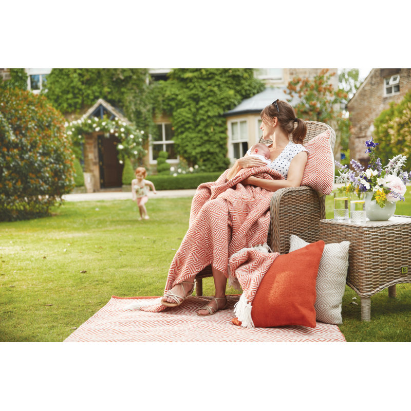 Stauton Throw Blanket, Rust
