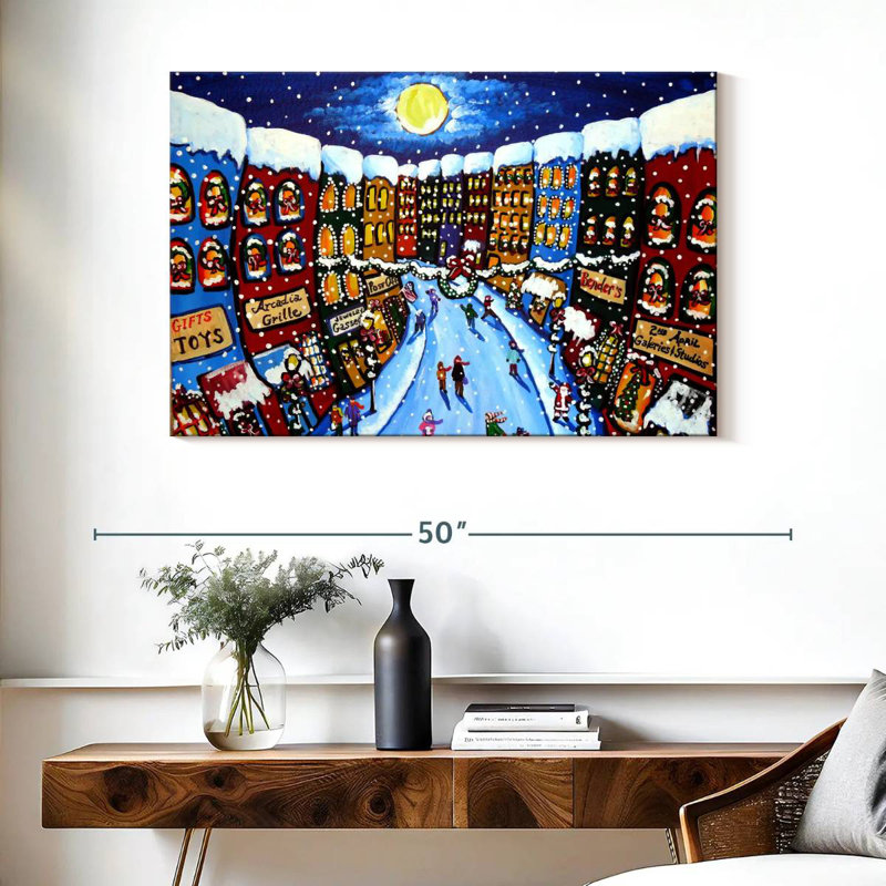 Sireci Winter Holiday Sireci Shoppers, 26" H x 39" W