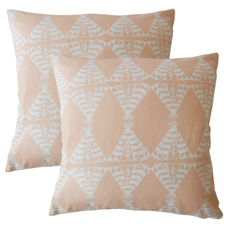 Royalston Square Pillow Cover & Insert, Orange
