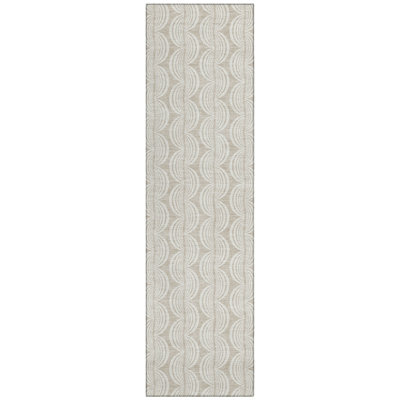Kairova Beige Washable Indoor-Outdoor Rug - 