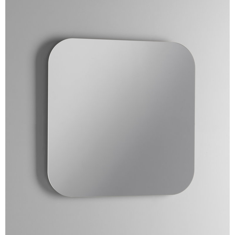Quezada Flat Wall Mirror, Rectangle