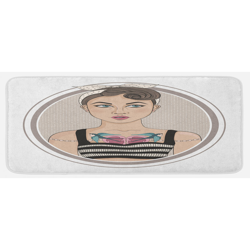 Tapis de cuisine Pin Up Girl