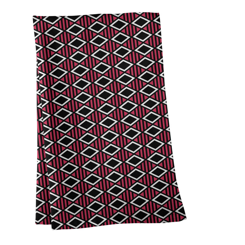 Torchon Suoz Classic, Rouge, Sergé de coton
