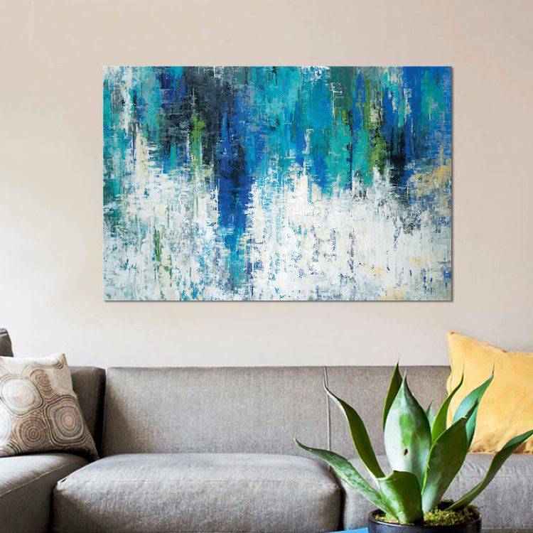 «Surface of the Lake», reproduction sur toile, H 18 po x l 26 po x P 1,5 po, Toile tendue